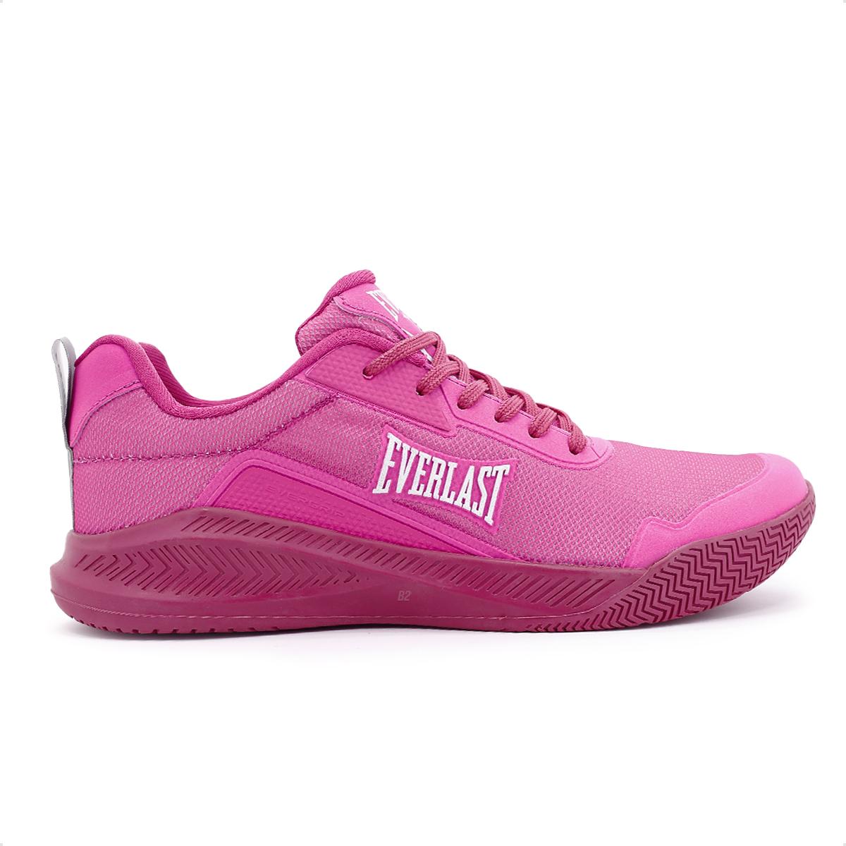 T Nis Everlast Range Feminino Rosa Branco