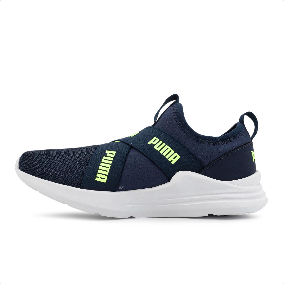 T Nis Puma Wired Run Slip On Ps Bdp Marinho Verde