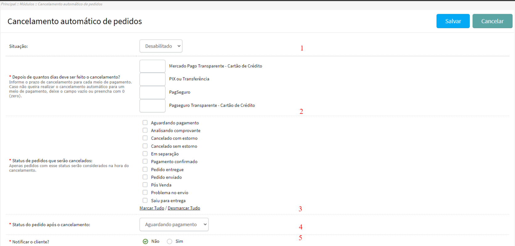 Link do serviço pós-venda, por favor não faça pedidos em