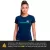Camiseta Treinão B2 Online e Fila - Baby Look Feminina Marinho / Turquesa