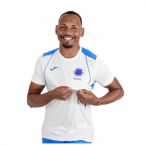 Camisa Joma Cruzeiro Futsal 24 S/Nº Branco / Azul