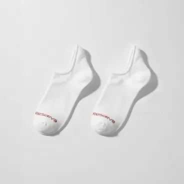 Meia Contínua Invisível Reserva Branco