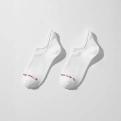 Meia Contínua Invisível Reserva Branco