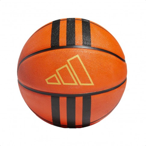 Bola Adidas Basquete 3 Stripes X 3 Laranja / Preto