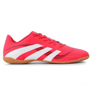 Chuteira Adidas Futsal Predator Artilheira 25 Coral / Branco