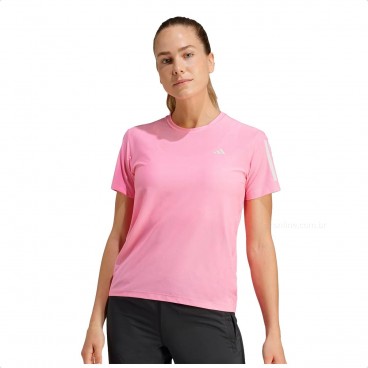 Camiseta Adidas Own The Run Feminina Rosa