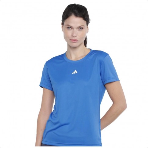 Camiseta Adidas Treino Basica Feminina Azul