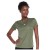 Camiseta Adidas Treino Basica Feminina Verde Militar / Branco