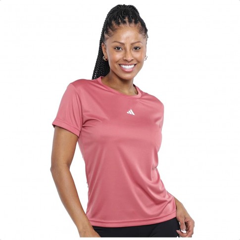 Camiseta Adidas Treino Basica Feminina Vermelho