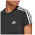 Vestido Camiseta Adidas Essentials 3-Stripes Feminino Preto / Branco