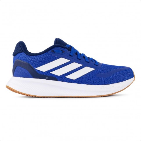 Tênis Adidas Runfalcon 5 Juvenil Azul / Branco