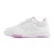 Tênis Adidas Tensaur Hook And Loop Juvenil Branco / Rosa