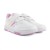 Tênis Adidas Tensaur Hook And Loop Juvenil Branco / Rosa