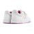 Tênis Adidas Tensaur Hook And Loop Juvenil Branco / Rosa