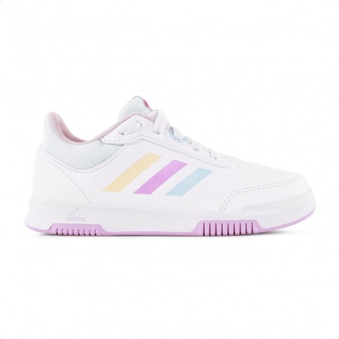 Tênis Adidas Tensaur Sport 2.0 Training Lace Juvenil Branco / Rosa