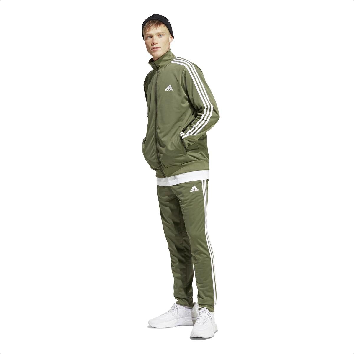 Agasalho adidas Primegreen Essentials 3-Stripes - Masculino