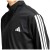Conjunto Agasalho Adidas Sportswear Basic Três Listras Tricot Masculino Preto / Branco