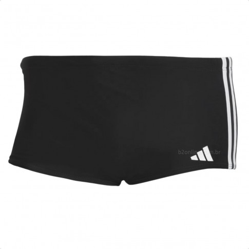 Sunga Adidas 3 Listras Masculino Preto / Branco