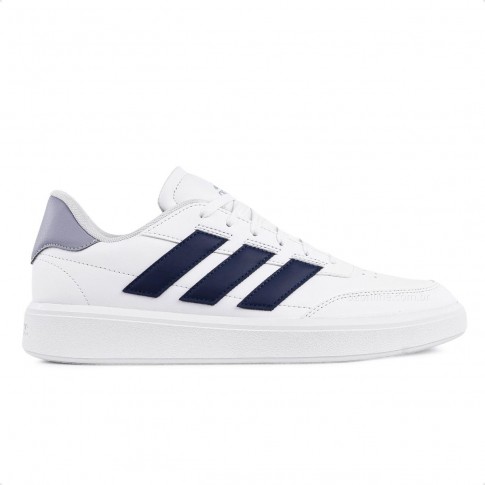 Tênis Adidas Courtblock Masculino Branco / Marinho