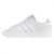 Tênis Adidas Grand Court Base 2.0 Masculino Cinza Claro / Branco