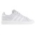 Tênis Adidas Grand Court Base 2.0 Masculino Cinza Claro / Branco