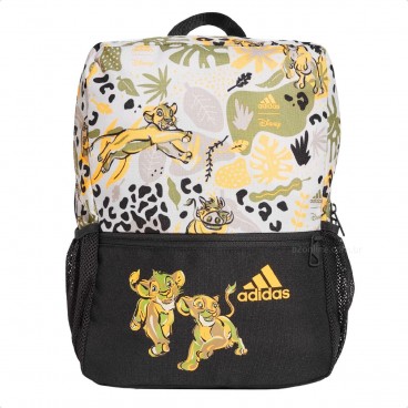 Mochila Adidas Rei Leão Disney Preto / Amarelo