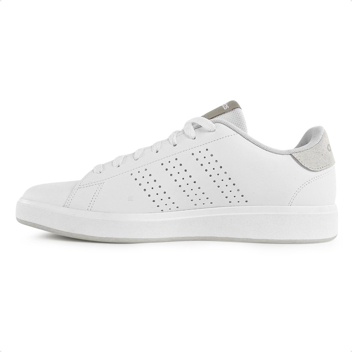 Tenis Adidas Advantage Branco Cinza