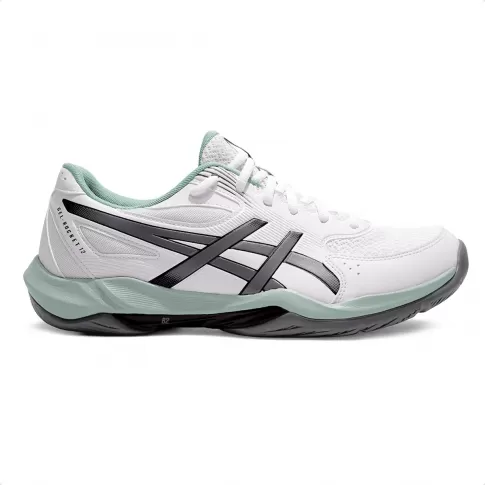 Tenis Asics Gel Rocket 12 Masculino Branco / Cinza