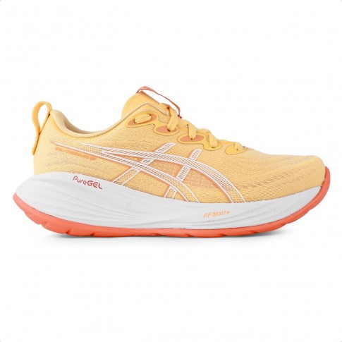 Tênis Asics Gel Cumulus 27 Feminino Amarelo / Coral