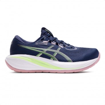 Tênis Asics Gel Cumulus 28 Feminino Marinho / Verde