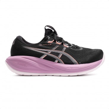 Tênis Asics Gel Cumulus 28 Feminino Preto / Lilas