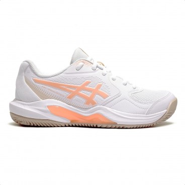 Tênis Asics Gel-Dedicate 9 Clay Feminino Branco / Coral