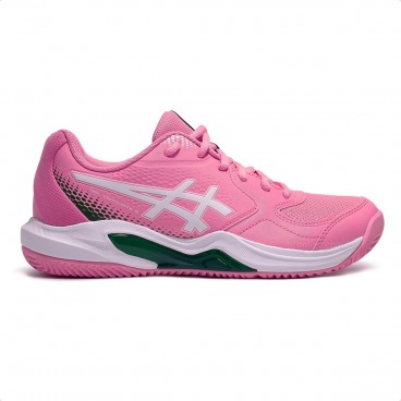 Tênis Asics Gel-Dedicate 9 Padel Feminino Rosa / Branco