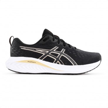 Tênis Asics Gel-Excite 10 Feminino Preto / Dourado