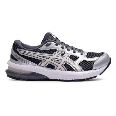 Tênis Asics Gel Nagoya ST Feminino Preto / Cinza