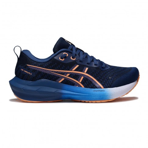 Tênis Asics Gel Shogun 8 Feminino Marinho / Laranja