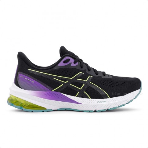 Tênis Asics Gt 1000 12 Feminino Preto / Roxo