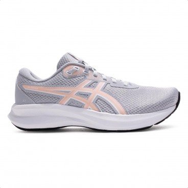 Tênis Asics Raiden 5 Feminino Cinza / Rosa Claro