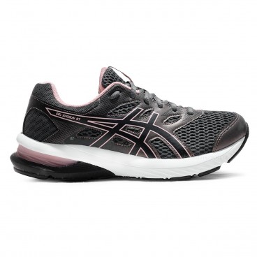 Tênis Asics Shogun ST Feminino Chumbo / Rosa Claro