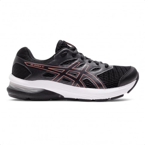 Tênis Asics Shogun ST Feminino Preto / Rosê