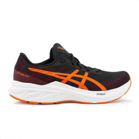 Tênis Asics Dynablast Masculino Preto / Laranja