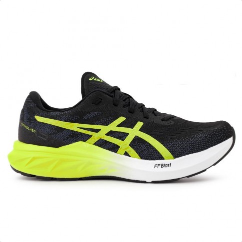 Tênis Asics Dynablast Masculino Preto / Verde Claro