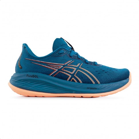 Tênis Asics Gel Cumulus 26 Masculino Marinho / Laranja