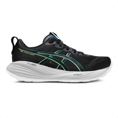 Tênis Asics Gel Cumulus 27 Masculino Preto / Verde