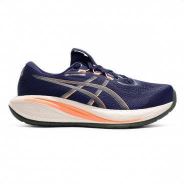 Tênis Asics Gel Cumulus 28 Masculino Marinho / Laranja