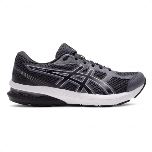 Tênis Asics Gel Nagoya ST Masculino Chumbo / Preto