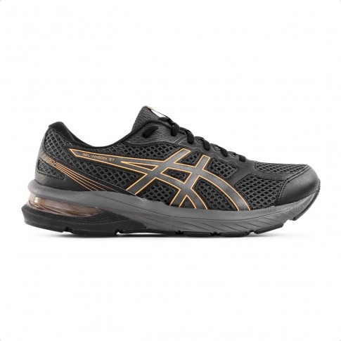 Tênis Asics Gel Nagoya ST Masculino Preto / Laranja