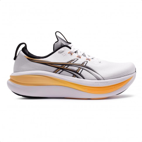 Tênis Asics Gel Nimbus 28 Masculino Branco / Laranja