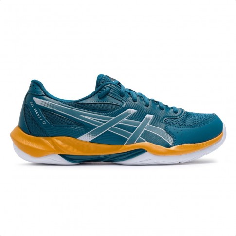 Tenis Asics Gel Rocket 12 Masculino Azul / Amarelo