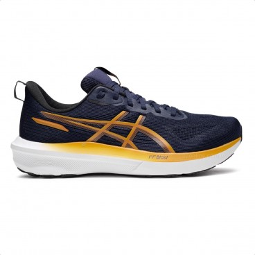 Tênis Asics Gt 1000 14 Masculino Marinho / Laranja